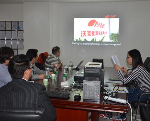 上图为土耳其客户与MG不朽情缘能源总经理周总等人合影留念