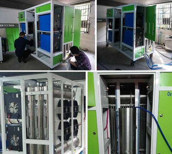 历经30天日夜兼程，MG不朽情缘OH10000型氢氧发生器顺利打包发货加拿大！