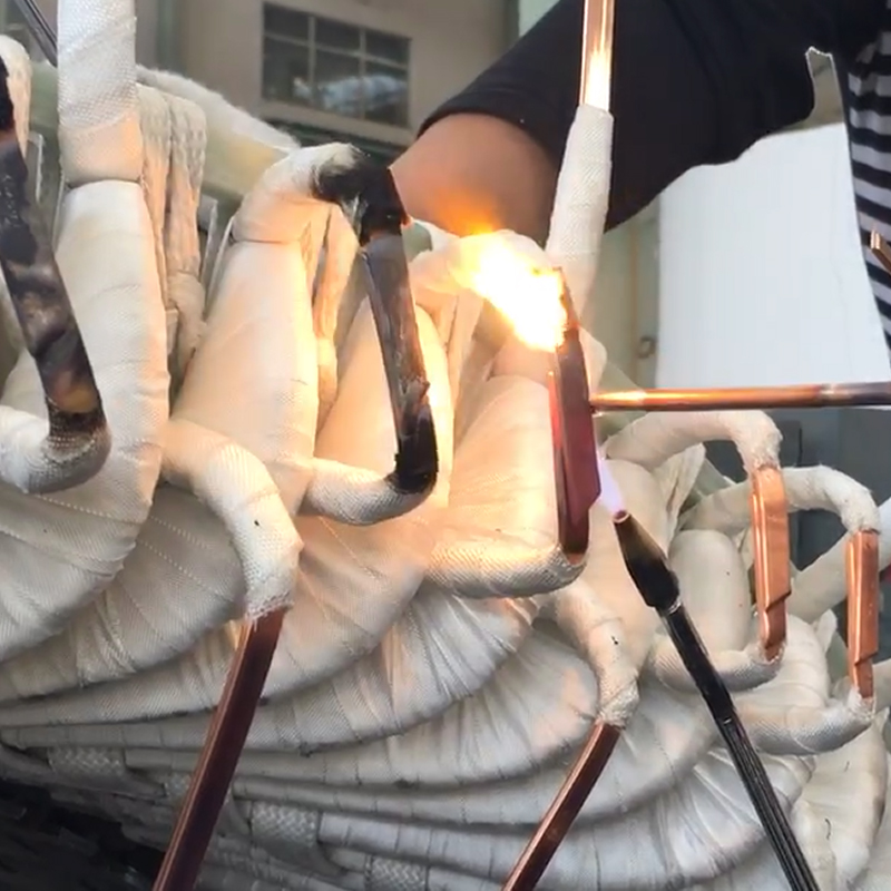 扁线电机多层导体设计 MG不朽情缘能源扁线电机氢氧焰焊接新工艺